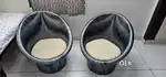 Oval chairs ( 2 nos )