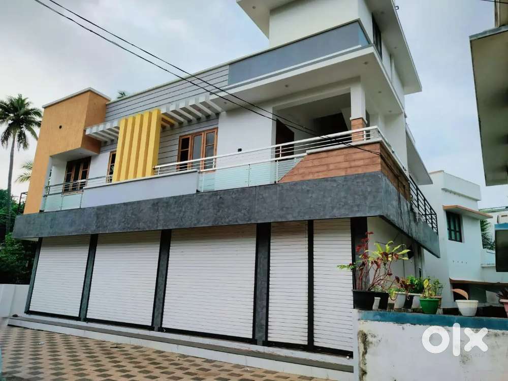 1Flat+3 Shop near Hyundai service center ,100m away from NH, Parakulam