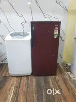Lg 194  refrigerator and haier fully automatic washing machine %32541+