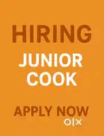 We are Hiring Junior Chef