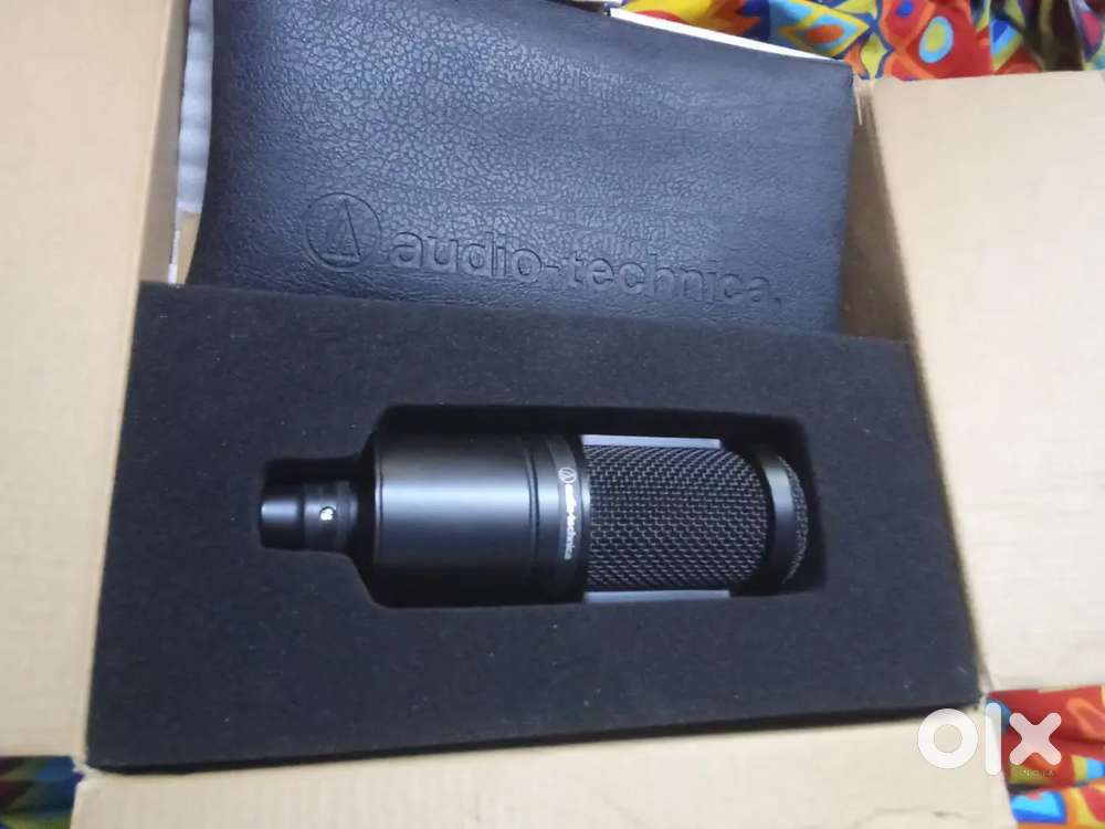 Audio-Technica AT2020 Condenser Mic – Like New, Box & Bill Included