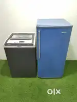 Samsung 190ltrs single door blue and Whirlpool 6.2kg top load washing