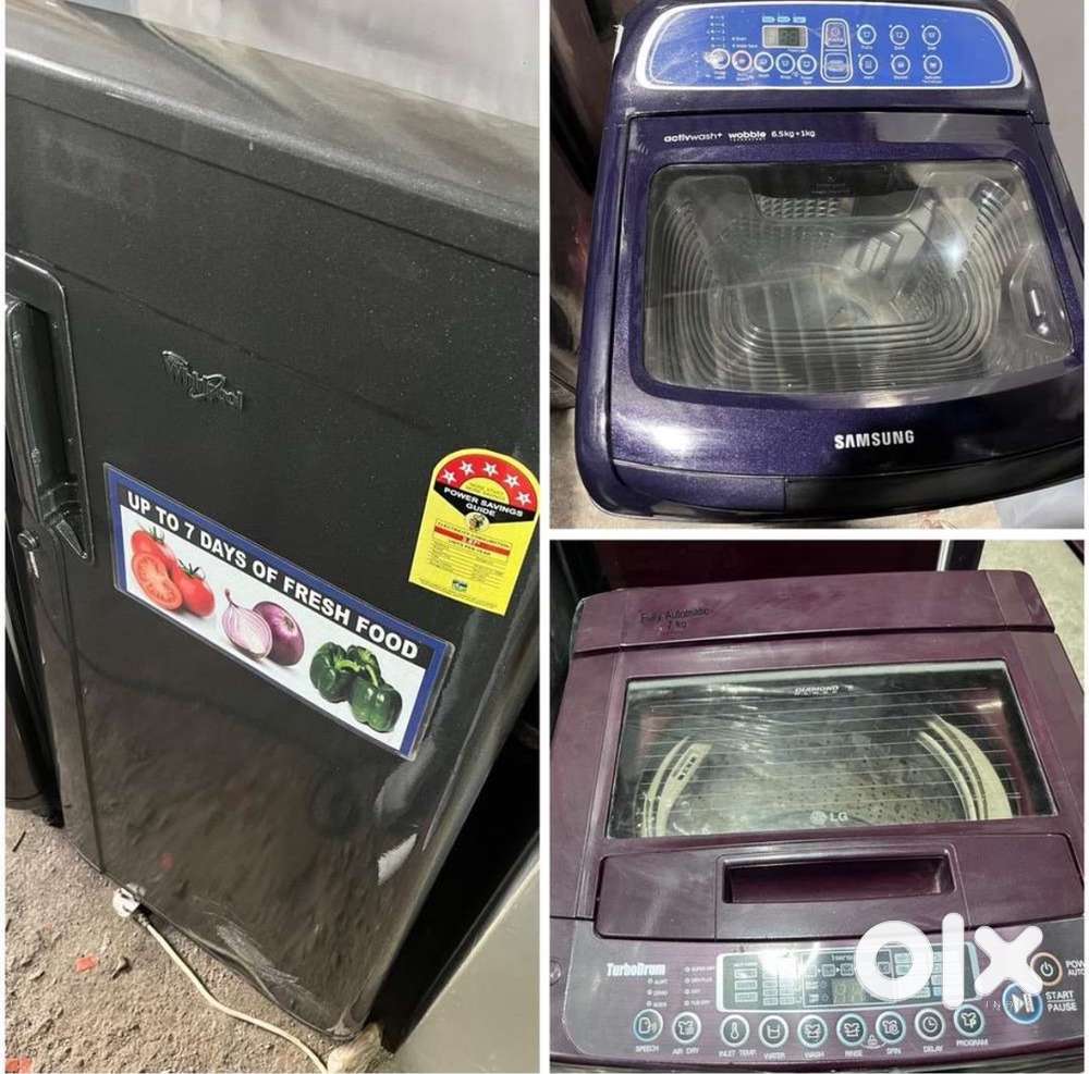 5 years waranty on all washing machines and delivery free