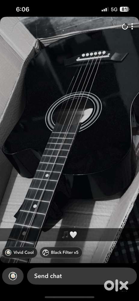 Black hector guitar