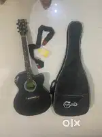 Back mat finish guitar