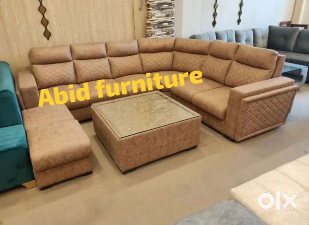 Unique best look l shape corner sofa set 3 years warranty AA 22