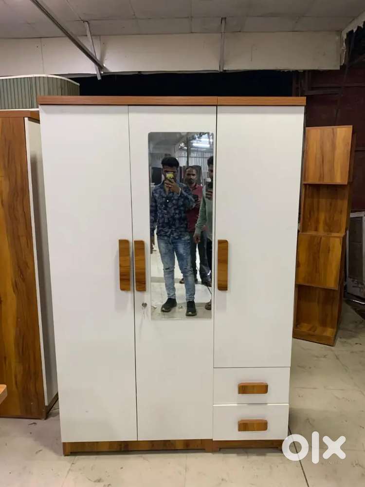 Premium Colour Combo 3-Door Wardrobe at Best Price