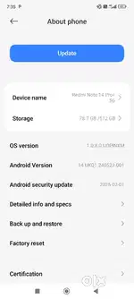 Redmi note 14 pro plus 5G