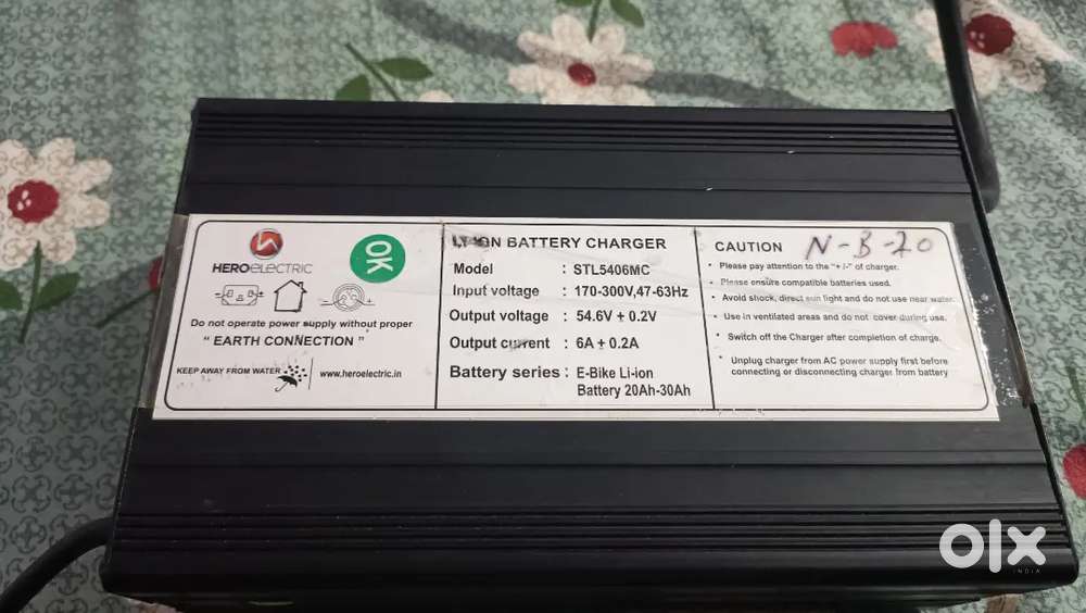 Lithium battery charger 48 Volt 28AH