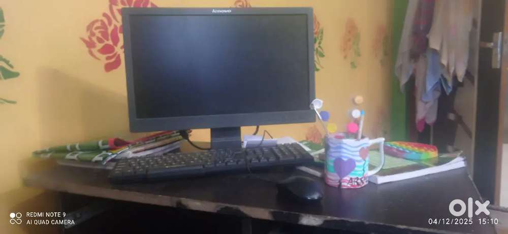 Lenovo TFT and lenovo CPU original keyboard mouse1 year garrenty card