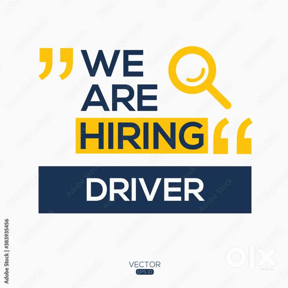 We Are hiring 2Driver vaccancies