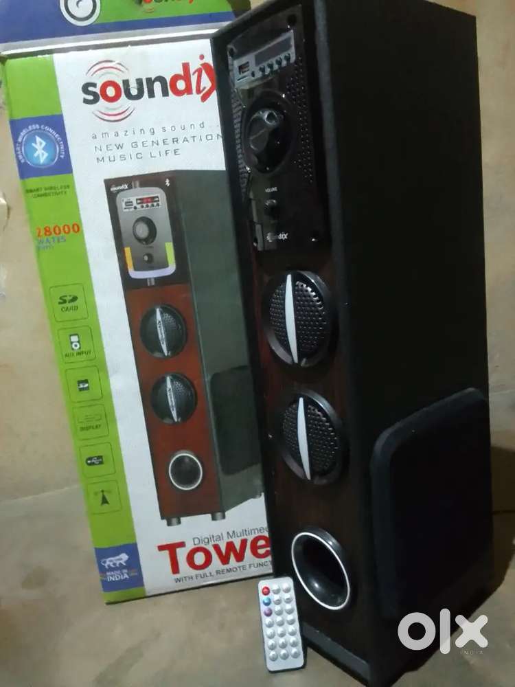 (Soundix) Digital multi tower with full remote function.