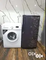 Samsung single door refrigerator and marqu front load washing machine