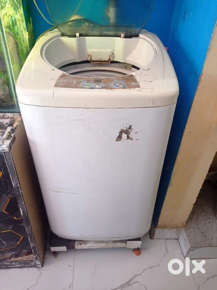 Haier washing machine good working condition sales