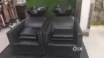 Salon chair and shampoo station