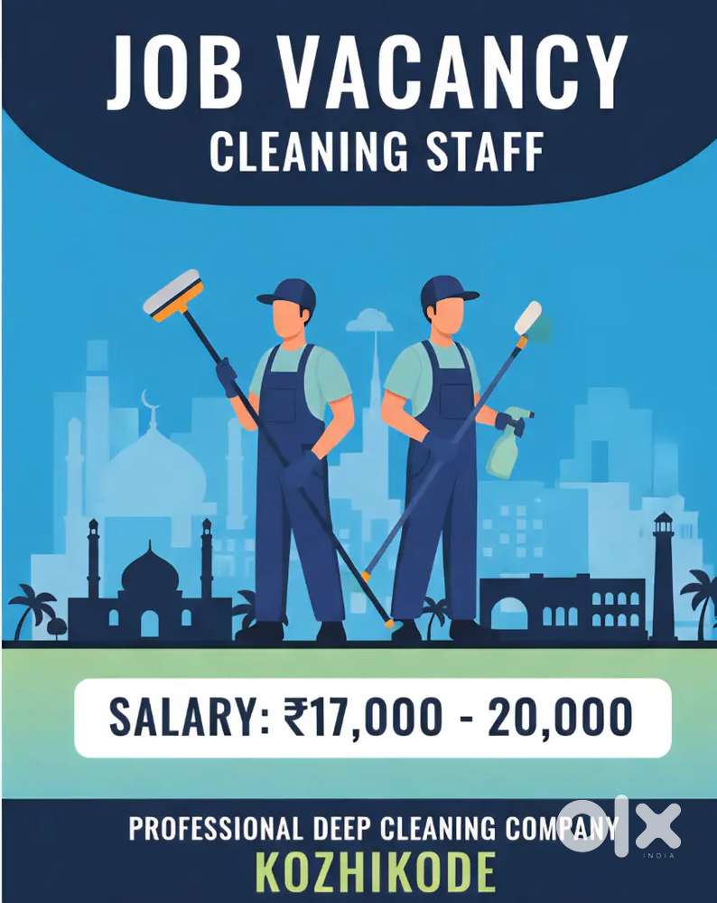 Cleaning staff for Professional deep cleaning company