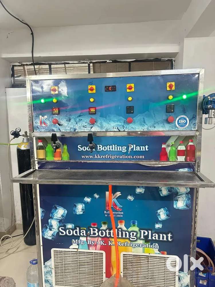 Soda bottling & shrink machine