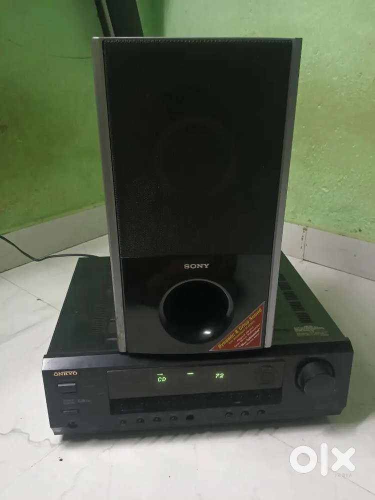 ONKYO 7.1 AV RECEIVER HT-R340 AMPLIFIER with sony subwoofer only