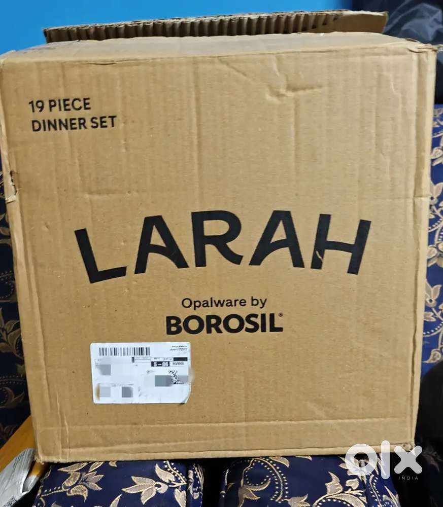 Larah by Borosil opalware dinner set 19 piece