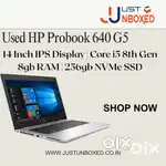 Used HP ProBook 640 G5 i5 8th Gen 8GB RAM 256GB SSD Best Price