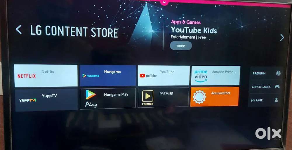 Lg 32 inch smart android TV for sale