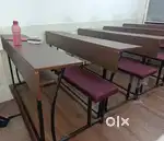 Classes School College Bench with seat Cushion