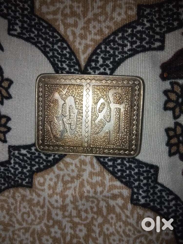 PURE SILVER religious decorated item.