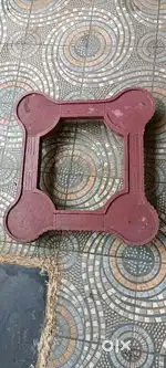 Heavy Duty Plastic Fridge/Washing Machine Stand – Adjustable & Durable