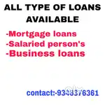 All type of loans available