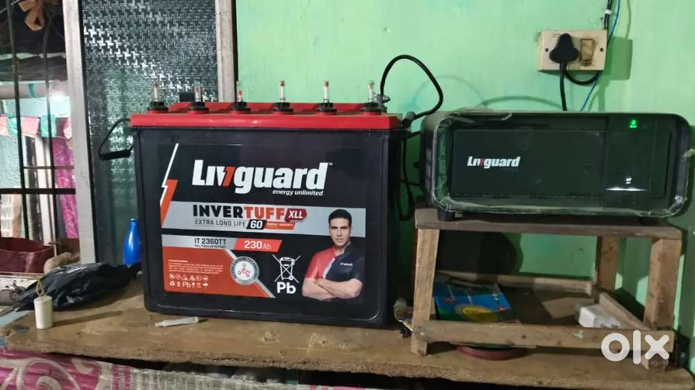 Inverter and big batery batter 24 hours backup