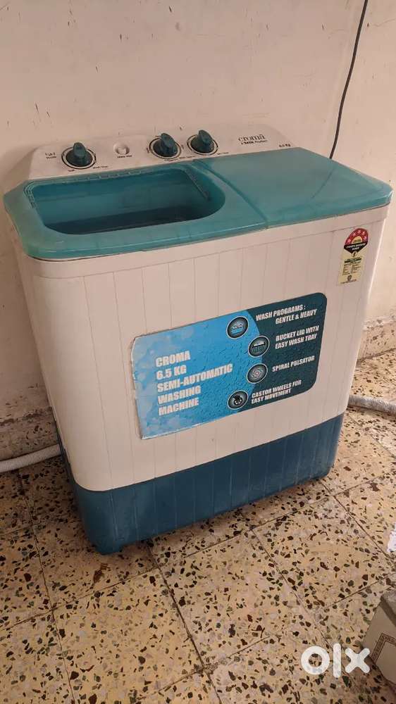 6.5 KG TATA brand semi automatic fully working condition