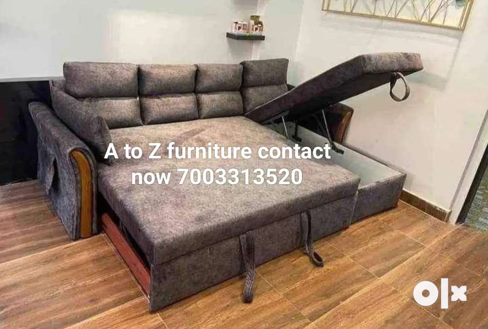 New and l sofa cum bed hydraulic