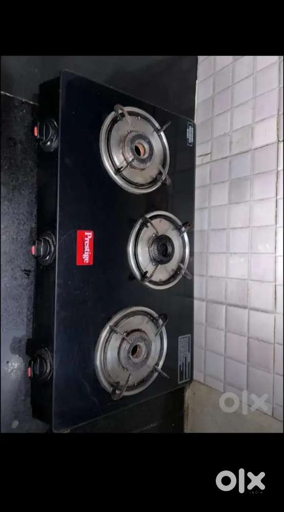 3 burn prestige gas stove for sale