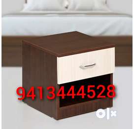 New wooden bed side table sliding drover