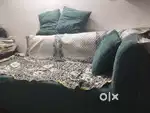 Sofa with 2 puffy