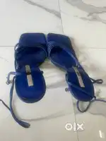 Blue Zara sandals