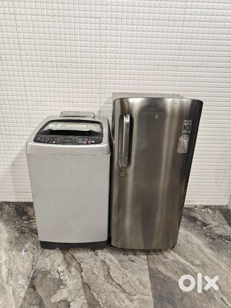 Home 5151 Samsung topload and Lg single door refrigerator