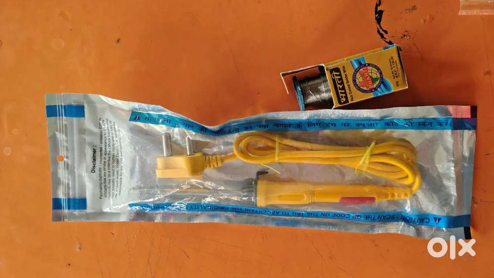 Soldering Iron with soldering wire