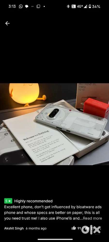 Nothing 3a 8gb 256gb