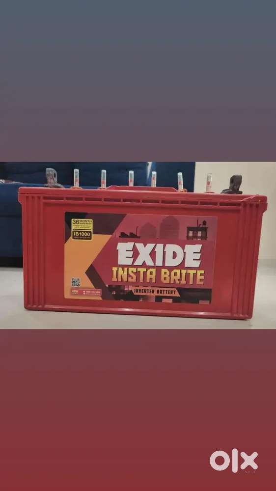 EXIDE insta brite Battery for urgent sale