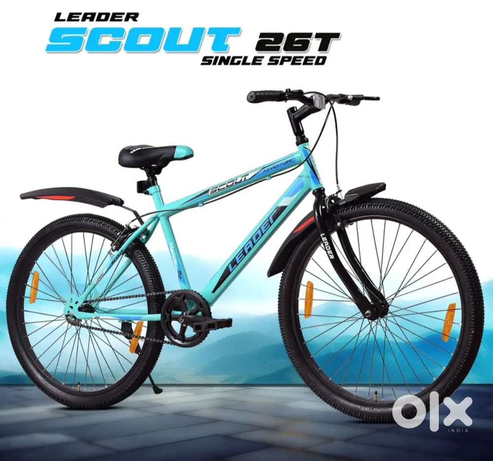 Scout 26T SEA Blue BLACK for Ride 26 T (inch) Mountain Cycle