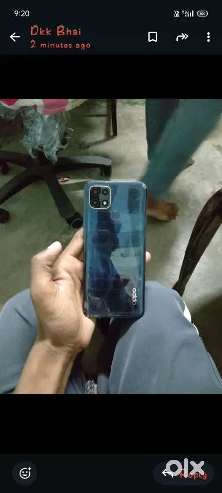 Oppo a15s 4g mobile 4GB RAM 64 storage