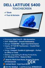 DELL LATITUDE 5400 CORE I5-8TH GEN / 16GB/512GB SSD / 14 FHD / WINDOW