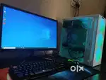 Full Gaming setup pc rysen 5 with rx550 graphics card