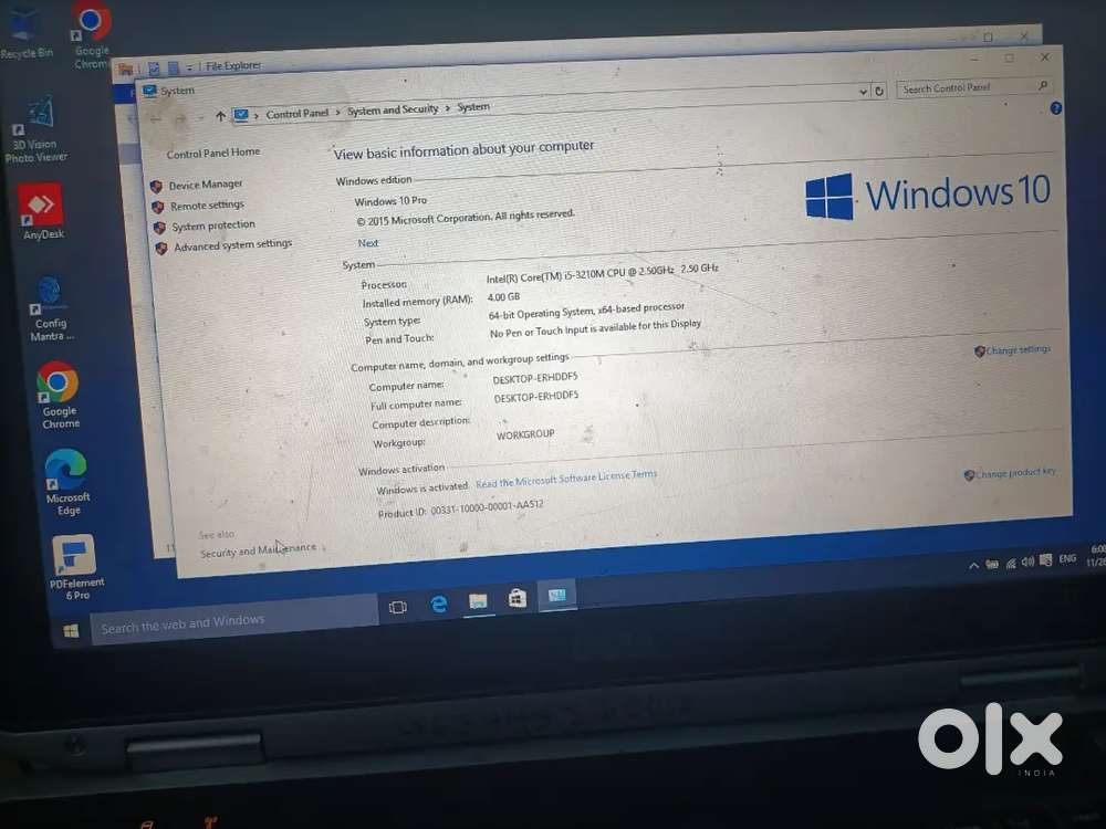 Dell laptop good running condition