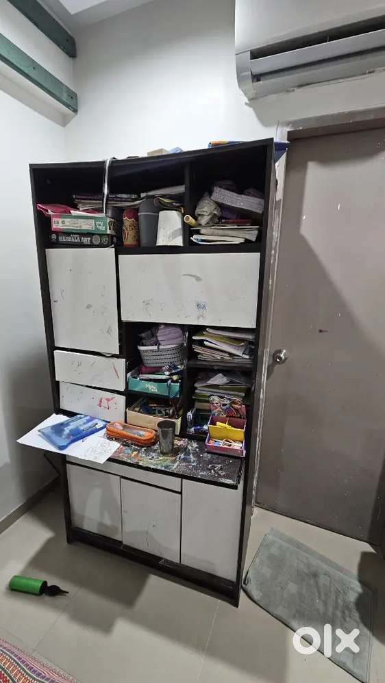 Kids Study table and cabinet