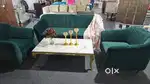 Wooden 5 seater sofa