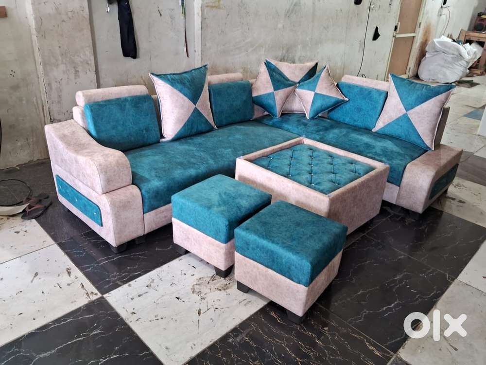 Winter sale buy new sofa 8499, L size sofa 13990/-Emi available