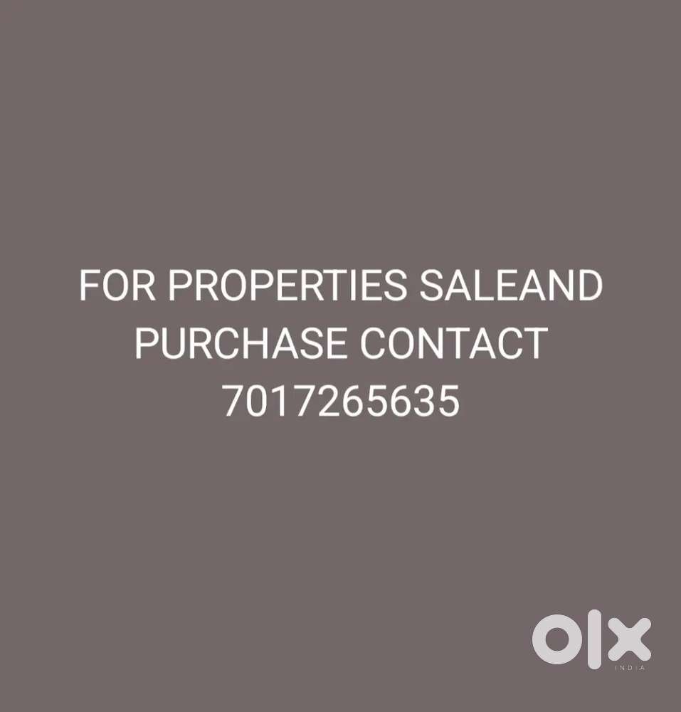 For property sale and purchase contact me
