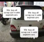 Buyer of any scrap car n valid expired cars n Damage cars